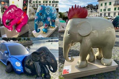 Elefantenparade auf Tournee