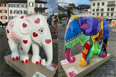 Elefantenparade auf Tournee